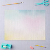 ユニコーンアクアピンクイエロー絞り染め 薄葉紙 (クラフト)