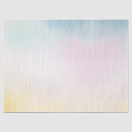 ユニコーンアクアピンクイエロー絞り染め 薄葉紙