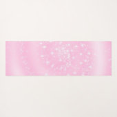 ユニコーンアクティお洒落ブピンク星 ヨガマット (裏面(横))