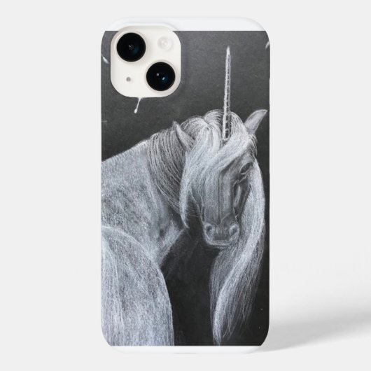 ユニコーンアップルiPhoneケース Case-Mate iPhoneケース (裏面)