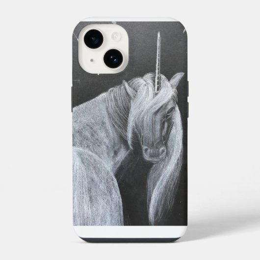ユニコーンアップルiPhoneケース iPhoneケース (裏面)