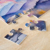 ユニコーンアンダーソフトパステルレインボークラウド ジグソーパズル (側面)