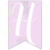 ユニコーンアンドスターズ誕生日 バンティングフラッグ (第2の旗)