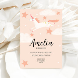 ユニコーンアンドスターズ誕生日 招待状