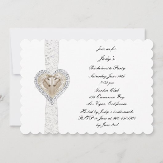 ユニコーンアンドレースバチェロレッテ招待状 招待状 (正面)