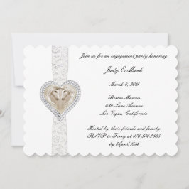 ユニコーンアンドレース婚約パーティ招待状 招待状