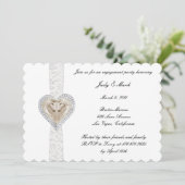 ユニコーンアンドレース婚約パーティ招待状 招待状 (スタンド正面)