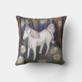 ユニコーンアートカスタム装飾用クッション クッション (裏面)