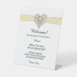 ユニコーンイエローレース結婚の安全性 台座サイン