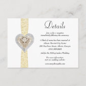 ユニコーンイエローレース結婚ズ詳細 エンクロージャーカード (正面)