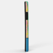 ユニコーンイニシャルの色を青に追加 Case-Mate iPhoneケース (裏面/右)