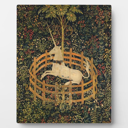 ユニコーンインキャプティビティオリジナル フォトプラーク (正面)