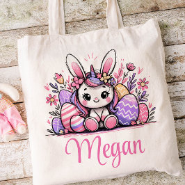 ユニコーンイースターキッズ名ガールズバニー トートバッグ