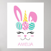 ユニコーンイースターバニー ポスター, 子供部屋 ポスター (正面)