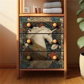 ユニコーンウィリアムスタイルボタニカルアールヌーボー 薄葉紙