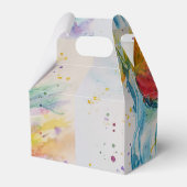 ユニコーンウォーターカラーボーイズお誕生日ケーキオファーボックス フェイバーボックス (裏面サイド)