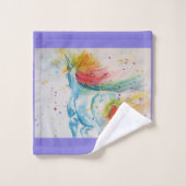 ユニコーンウォーターカラーレインボーユアドリームガールズ バスタオルセット (ウォッシュタオル)