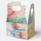 ユニコーンウォーターカラーレインボー誕生日ガールズティーンズ フェイバーボックス (オープン)