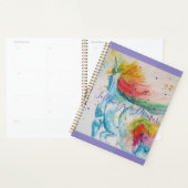 ユニコーンウォーター絵画カラーズレインボーガールズバッグ プランナー手帳 (ディスプレー)