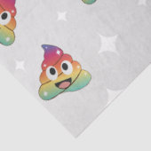 ユニコーンウンチカラフルパターン 薄葉紙 (詳細)