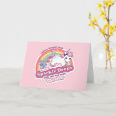 ユニコーンウンチキャンディ カード (黄色い花)