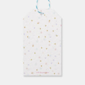 ユニコーンウンチサンキュー誕生日ギフトメッセージカード ギフトタグ (裏面)