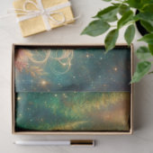 ユニコーンエレガントカラフルポートレート切り離 薄葉紙 (ギフト)