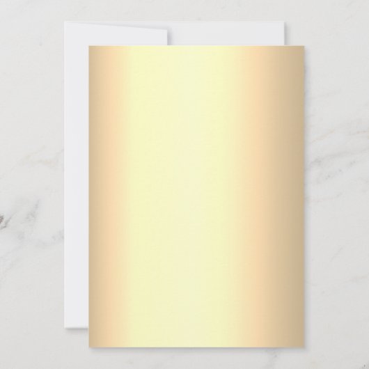 ユニコーンエレガント顔と花模様の女の子の誕生日 招待状 (裏面)