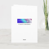 ユニコーンオンピンクムーン誕生日 カード (裏面)