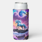 ユニコーンオンファンタジー熱帯ビーチ スリム缶クーラー (Seltzer裏面)