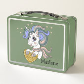 ユニコーンカスタマイズメタル弁当箱 メタルランチボックス (裏面)