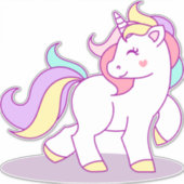 ユニコーンカスタムのビニールシール シール (正面)