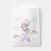 ユニコーンカスタムホットエアバルーン誕生日バッグ フェイバーバッグ (正面)