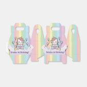 ユニコーンカスタム誕生日パーティーの好意ボックス フェイバーボックス (折り畳みなし)