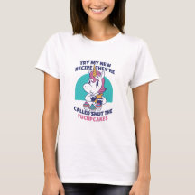 ユニコーンカップケーキレシピTシャツ