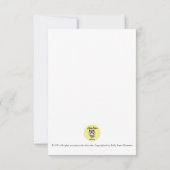 ユニコーンカップケーキ誕生日カード カード (裏面)