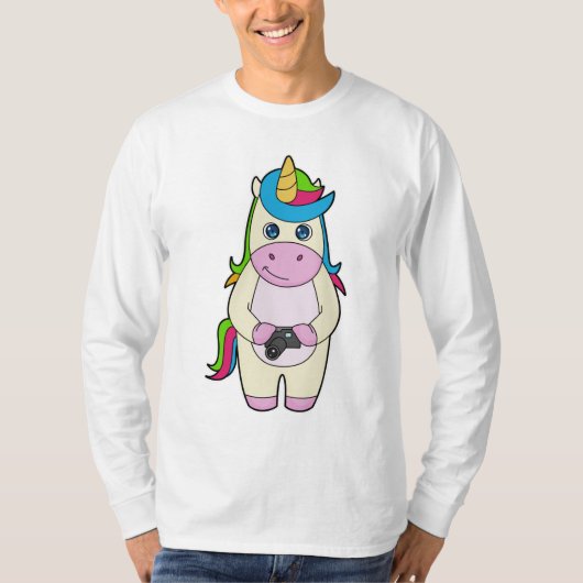 ユニコーンカメラ Tシャツ (正面)