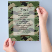 ユニコーンカモフラージュ チラシ (手)