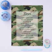 ユニコーンカモフラージュ チラシ (シングル)