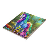 ユニコーンカラフルウマ タイル (側面)