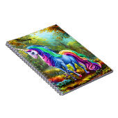 ユニコーンカラフルウマ ノートブック (右側)