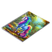 ユニコーンカラフルウマ ノートブック (左側)