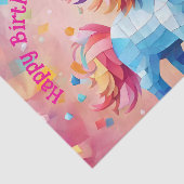 ユニコーンカラフルピナータ誕生日 薄葉紙 (詳細)