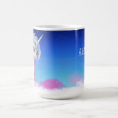 ユニコーンカラフル名のマグカップ コーヒーマグカップ (中央)