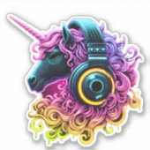 ユニコーンカラフル シール (正面)