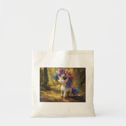 ユニコーンカラフル トートバッグ (正面)