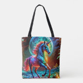 ユニコーンカラフル トートバッグ (裏面)