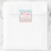 ユニコーンカラー体バターラベル スクエアシール (バッグ)