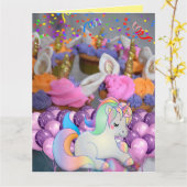 ユニコーンカード カード (黄色い花)