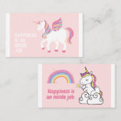 ユニコーンカード 名刺 (正面/裏面)